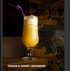 Ginger and honey Lemonade